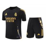 Kit Entrenamiento Real Madrid 2025/26 (negro con oro)
